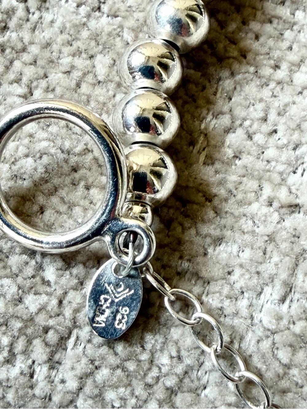 Silpada Sterling Silver Ball Bead Bracelet - Picture 4 of 11